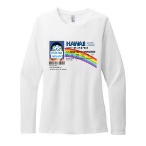 Custom Mclovin Driver License Upload Photo Womens CVC Long Sleeve Shirt