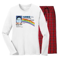 Custom Mclovin Driver License Upload Photo Women's Long Sleeve Flannel Pajama Set 