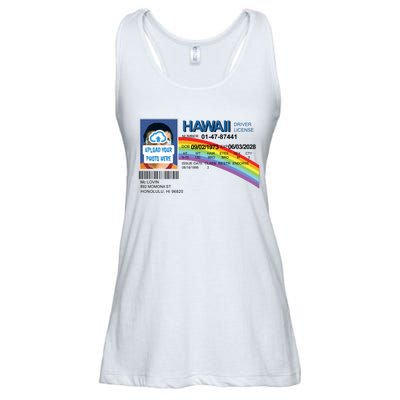 Custom Mclovin Driver License Upload Photo Ladies Essential Flowy Tank