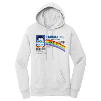 Custom Mclovin Driver License Upload Photo Women's Pullover Hoodie