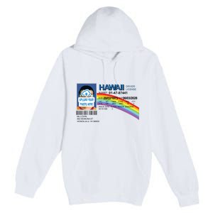 Custom Mclovin Driver License Upload Photo Premium Pullover Hoodie