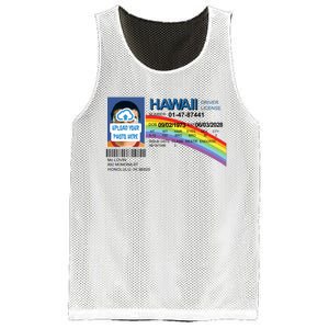 Custom Mclovin Driver License Upload Photo Mesh Reversible Basketball Jersey Tank