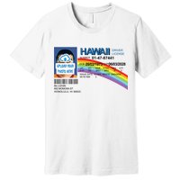 Custom Mclovin Driver License Upload Photo Premium T-Shirt