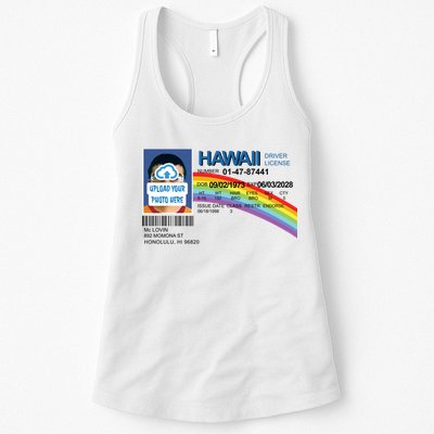 Custom Mclovin Driver License Upload Photo Womens Tank Top