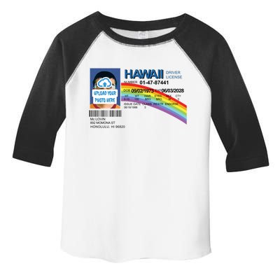 Custom Mclovin Driver License Upload Photo Toddler Fine Jersey T-Shirt