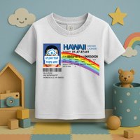 Custom Mclovin Driver License Upload Photo Toddler T-Shirt