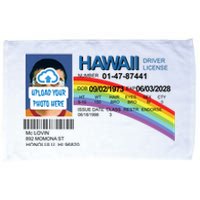 Custom Mclovin Driver License Upload Photo Microfiber Hand Towel