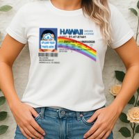 Custom Mclovin Driver License Upload Photo Womens T-Shirt