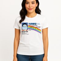 Custom Mclovin Driver License Upload Photo Womens T-Shirt