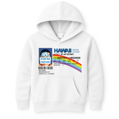 Custom Mclovin Driver License Upload Photo Kids Hoodie
