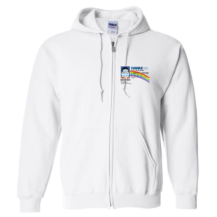Custom Mclovin Driver License Upload Photo Full Zip Hoodie