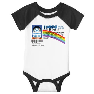Custom Mclovin Driver License Upload Photo Infant Baby Jersey Bodysuit