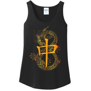 Chinese Mahjong Dragon Beautiful Cute Gift Ladies Essential Tank