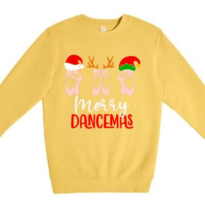 Cute Merry Dancemas Chritmas Dance Gift Premium Crewneck Sweatshirt