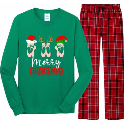 Cute Merry Dancemas Chritmas Dance Gift Long Sleeve Pajama Set