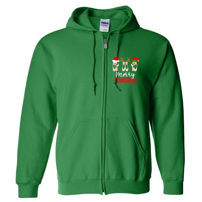 Cute Merry Dancemas Chritmas Dance Gift Full Zip Hoodie