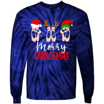 Cute Merry Dancemas Chritmas Dance Gift Tie-Dye Long Sleeve Shirt