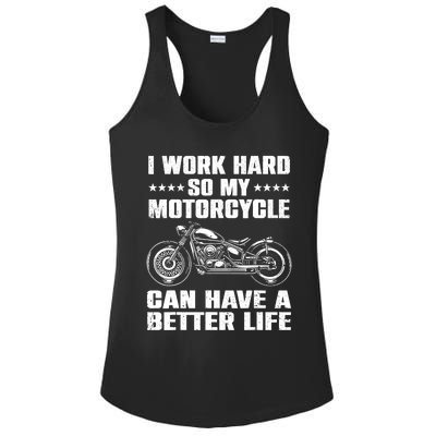 Cool Motorcycle Design For Motorcycle Lover Rider Ladies PosiCharge Competitor Racerback Tank