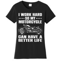 Cool Motorcycle Design For Motorcycle Lover Rider Women's T-Shirt