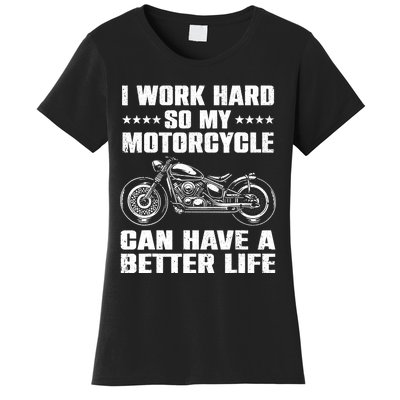 Cool Motorcycle Design For Motorcycle Lover Rider Women's T-Shirt