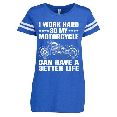 Cool Motorcycle Design For Motorcycle Lover Rider Enza Ladies Jersey Football T-Shirt