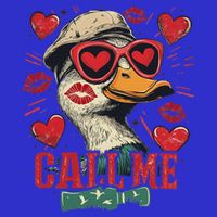 Call Me Duck Hunting Lover Full-Length Apron With Pockets