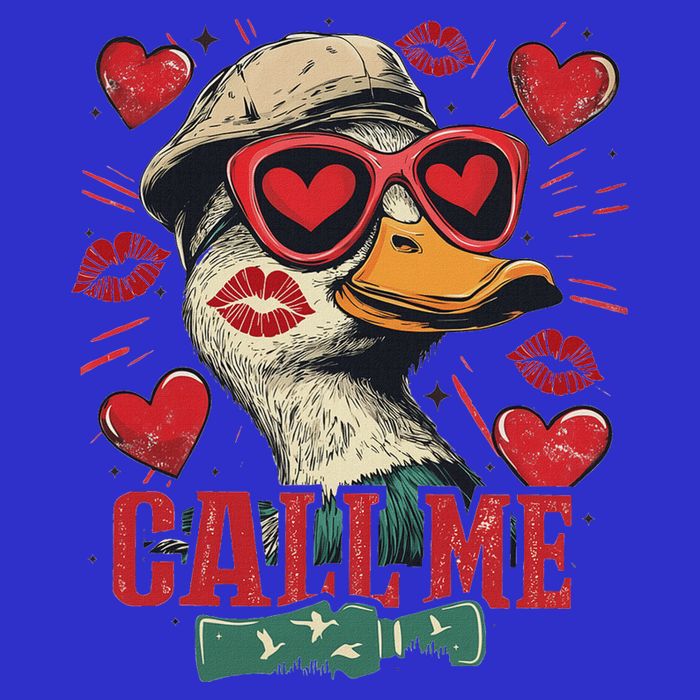 Call Me Duck Hunting Lover Full-Length Apron With Pockets
