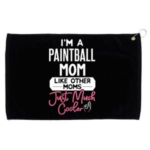 Cool Mothers Day Design Paintball Mom Gift Grommeted Golf Towel