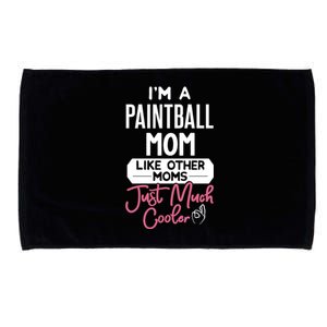 Cool Mothers Day Design Paintball Mom Gift Microfiber Hand Towel