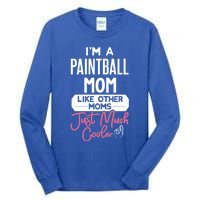 Cool Mothers Day Design Paintball Mom Gift Tall Long Sleeve T-Shirt