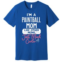 Cool Mothers Day Design Paintball Mom Gift Premium T-Shirt