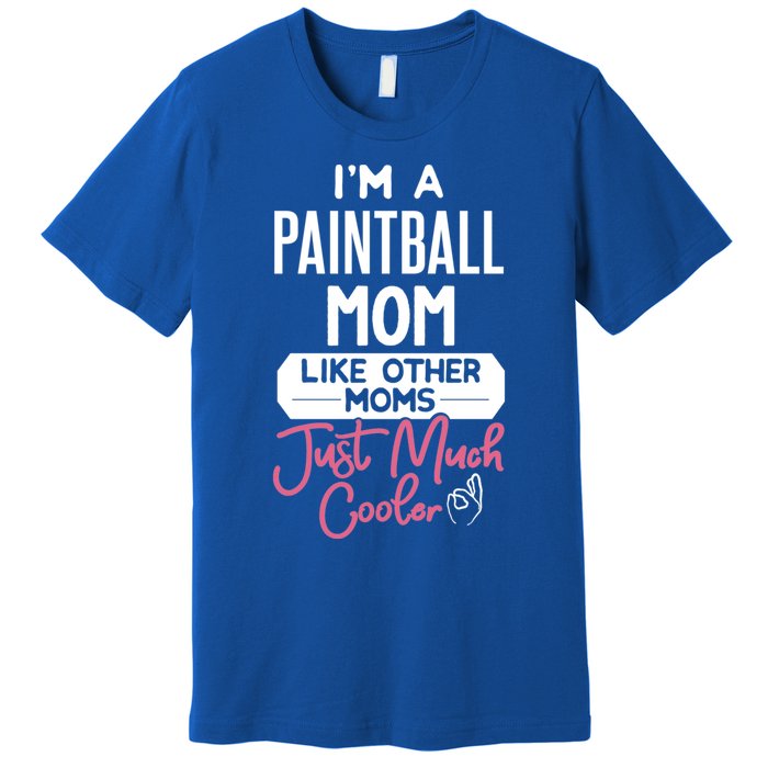 Cool Mothers Day Design Paintball Mom Gift Premium T-Shirt