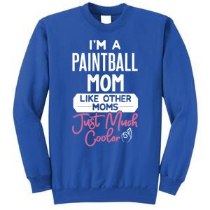 Cool Mothers Day Design Paintball Mom Gift Tall Sweatshirt