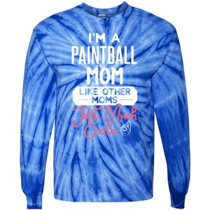 Cool Mothers Day Design Paintball Mom Gift Tie-Dye Long Sleeve Shirt