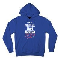 Cool Mothers Day Design Paintball Mom Gift Tall Hoodie