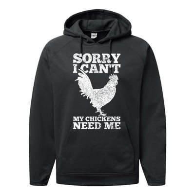 Chicken Mom Dad Funny Poultry Farmer Chicken Performance Fleece Hoodie