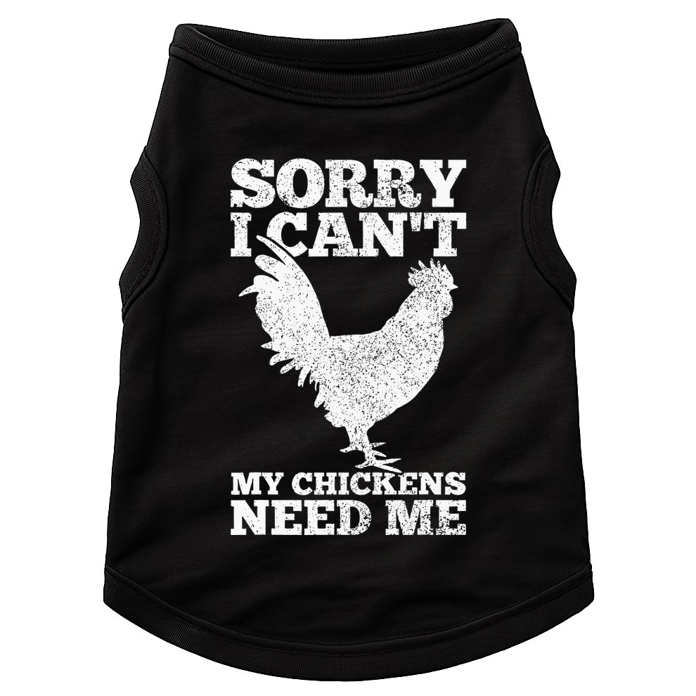 Chicken Mom Dad Funny Poultry Farmer Chicken Doggie Tank