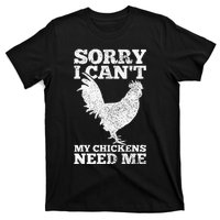 Chicken Mom Dad Funny Poultry Farmer Chicken T-Shirt