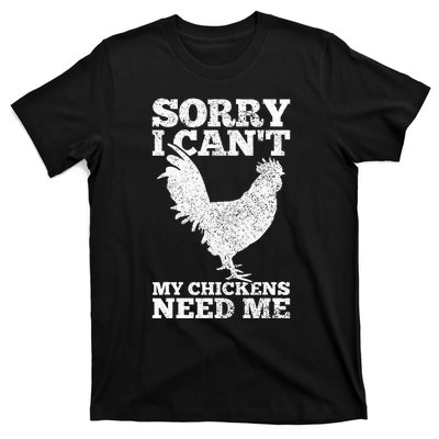 Chicken Mom Dad Funny Poultry Farmer Chicken T-Shirt