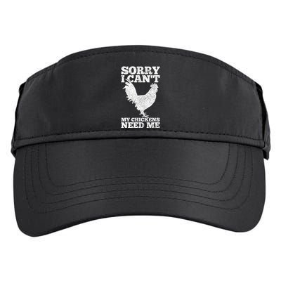 Chicken Mom Dad Funny Poultry Farmer Chicken Adult Drive Performance Visor