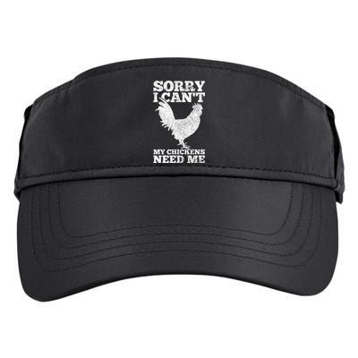 Chicken Mom Dad Funny Poultry Farmer Chicken Adult Drive Performance Visor