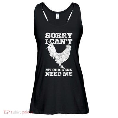 Chicken Mom Dad Funny Poultry Farmer Chicken Ladies Essential Flowy Tank