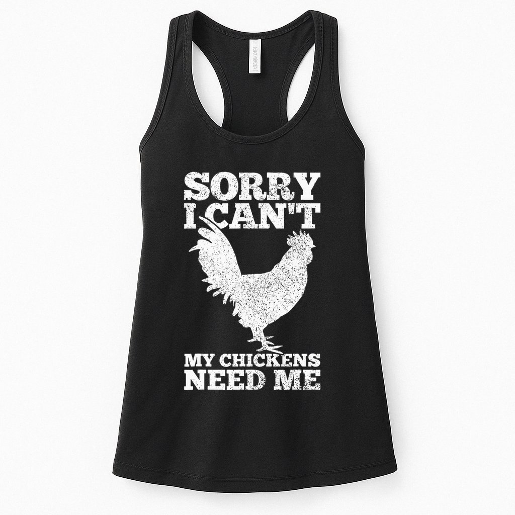 Chicken Mom Dad Funny Poultry Farmer Chicken Womens Tank Top