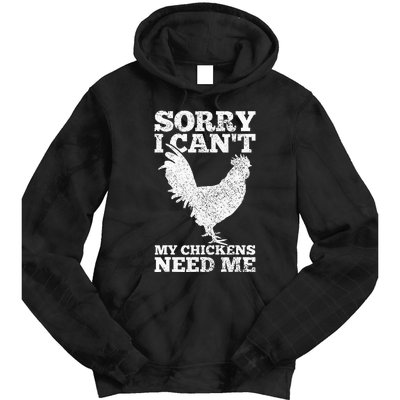 Chicken Mom Dad Funny Poultry Farmer Chicken Tie Dye Hoodie