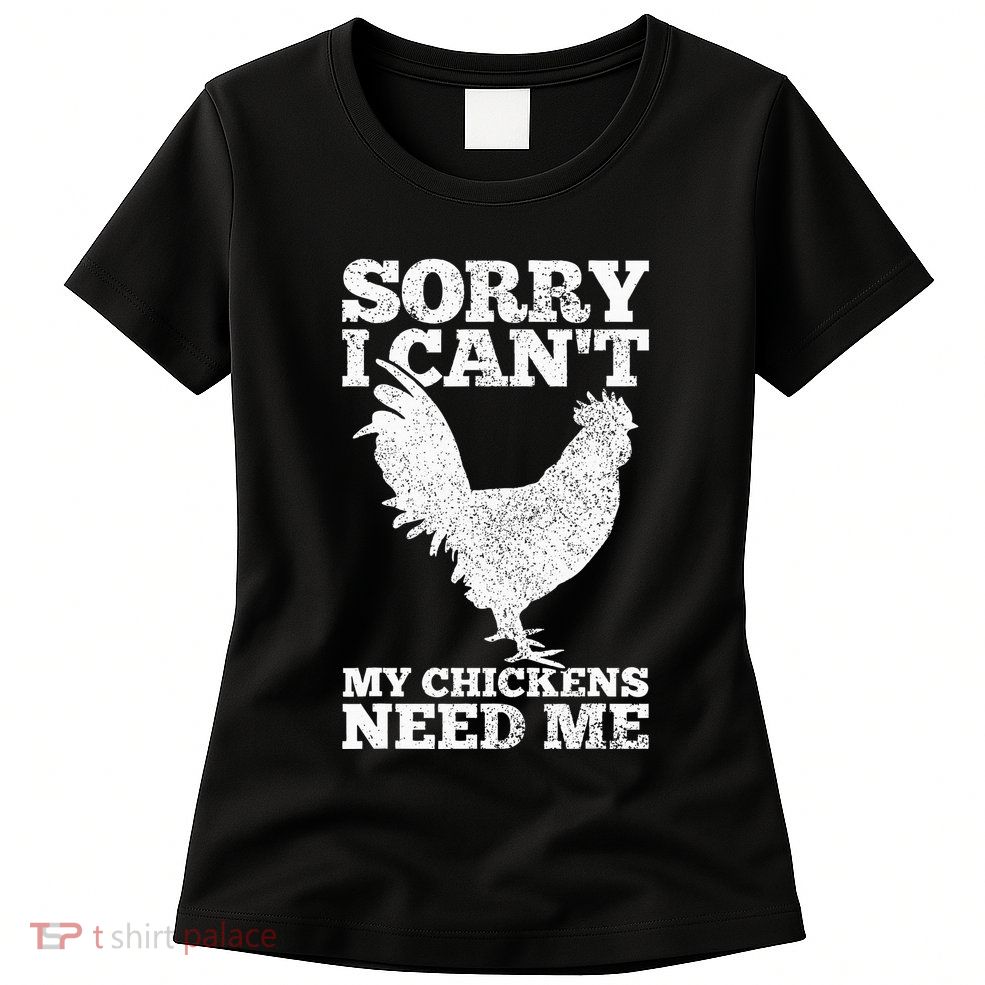 Chicken Mom Dad Funny Poultry Farmer Chicken Womens T-Shirt