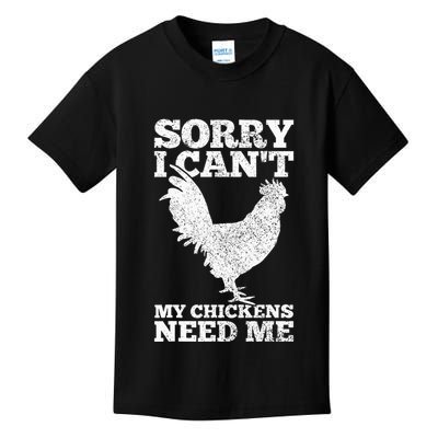 Chicken Mom Dad Funny Poultry Farmer Chicken Kids T-Shirt