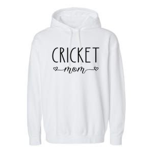 Cricket Mom Definition Cricket Cricket Player  Garment-Dyed Fleece Hoodie