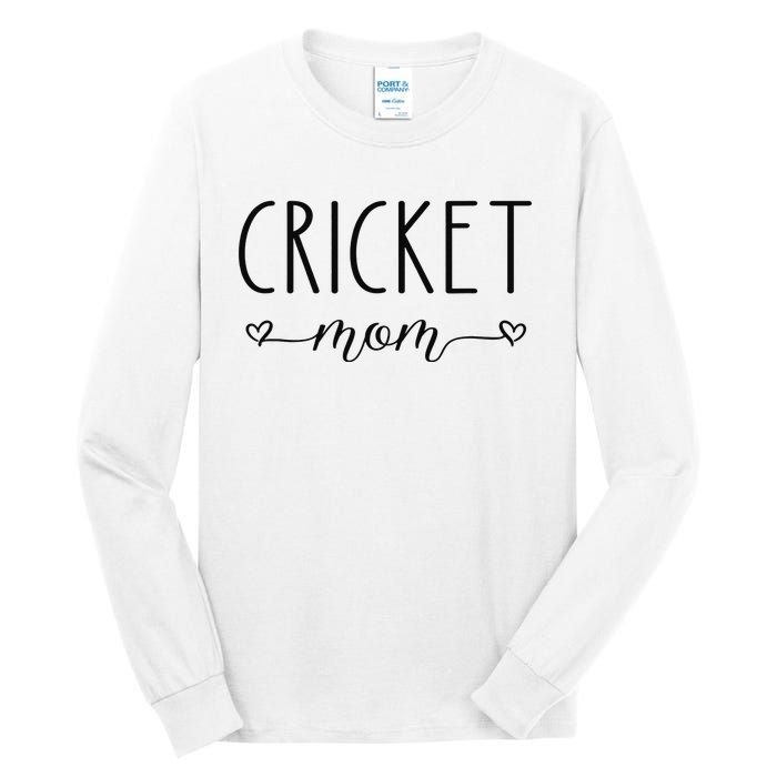 Cricket Mom Definition Cricket Cricket Player  Tall Long Sleeve T-Shirt