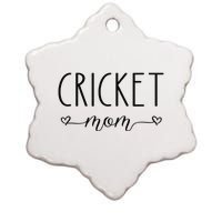 Cricket Mom Definition Cricket Cricket Player  Ceramic Star Ornament