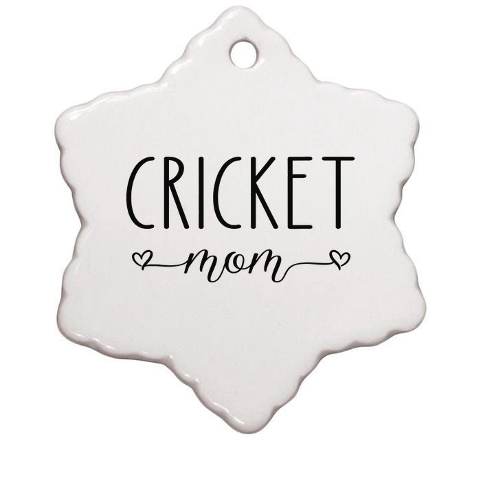 Cricket Mom Definition Cricket Cricket Player  Ceramic Star Ornament